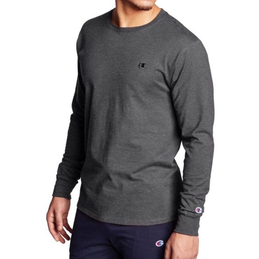 Classic Long-Sleeve Tee Embroidered C Logo
